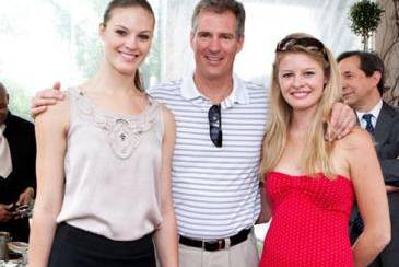 Scott Brown and his daughters